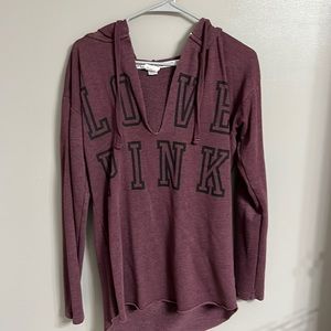 PINK MAROON HOODIE
